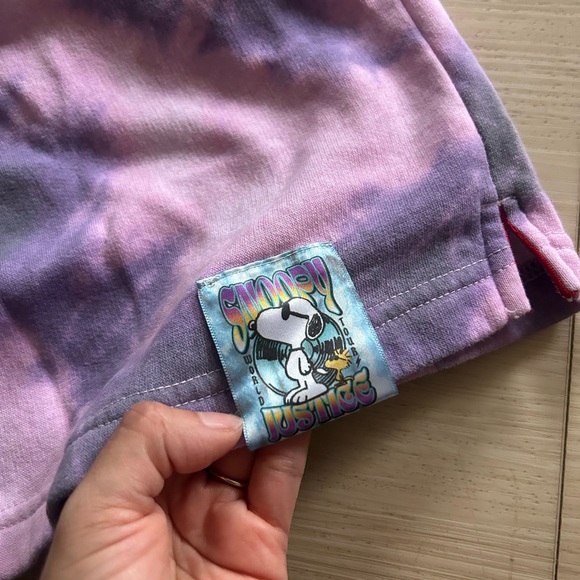 Kids justice snoopy Tie-Dye Skirt size 12 - Picture 2 of 3